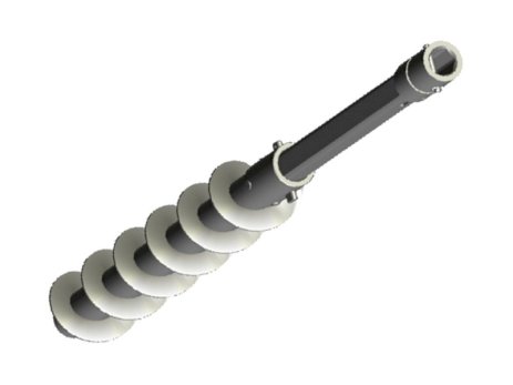 Шнек телескопический 630 мм (5,7 – 10,7 м)