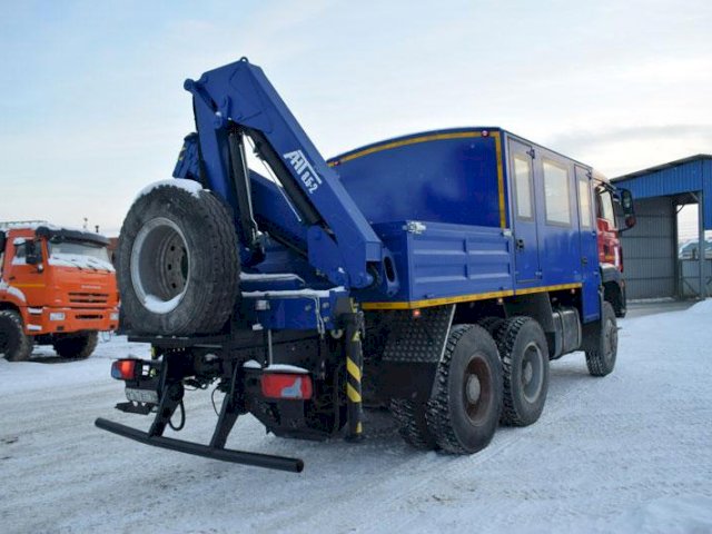 Фото №6: Грузопассажирский автобус MAN TGS 40.430 с КМУ АНТ 8.5-2 (001) – 10+2 места