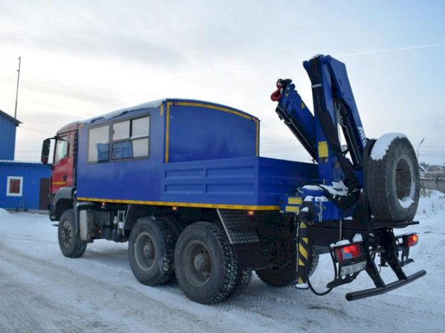 Фото №4: Грузопассажирский автобус MAN TGS 40.430 с КМУ АНТ 8.5-2 (001) – 10+2 места