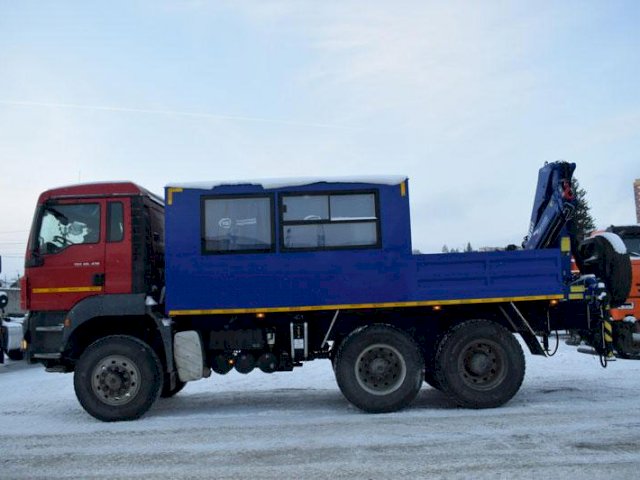 Фото №3: Грузопассажирский автобус MAN TGS 40.430 с КМУ АНТ 8.5-2 (001) – 10+2 места