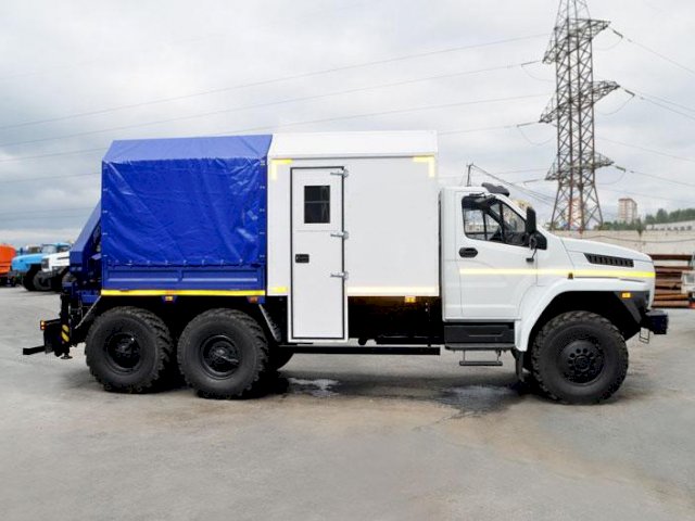 Фото №7: Грузопассажирский автобус Урал-NEXT 4320-6951-74Е5 с КМУ АНТ 7.5-2 – 6+2 места