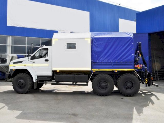 Фото №3: Грузопассажирский автобус Урал-NEXT 4320-6951-74Е5 с КМУ АНТ 7.5-2 – 6+2 места
