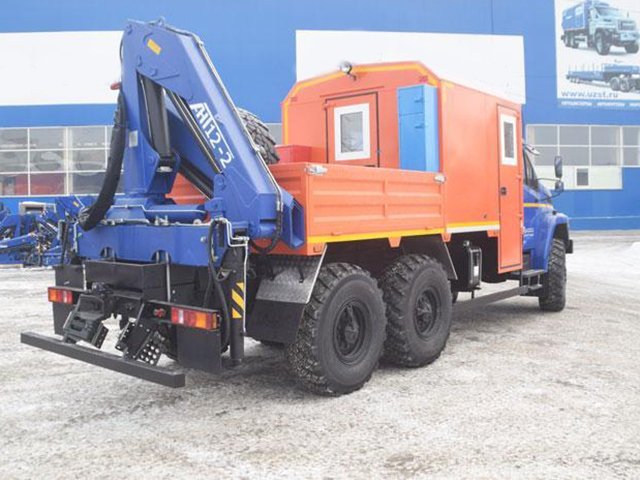 Фото №6: Грузопассажирский автобус Урал-NEXT 4320-6952-72Е5Г38 с КМУ АНТ 12-2 – 6+2 места