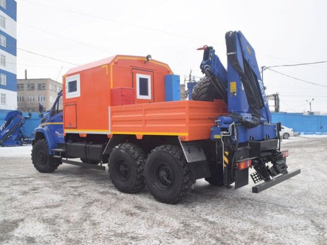 Фото №4: Грузопассажирский автобус Урал-NEXT 4320-6952-72Е5Г38 с КМУ АНТ 12-2 – 6+2 места