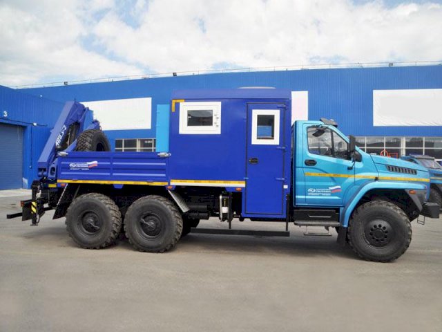 Фото №6: Грузопассажирский автобус Урал-NEXT 4320-6952-72Е5Г38 с КМУ АНТ 8.5-2 – 6+2 места