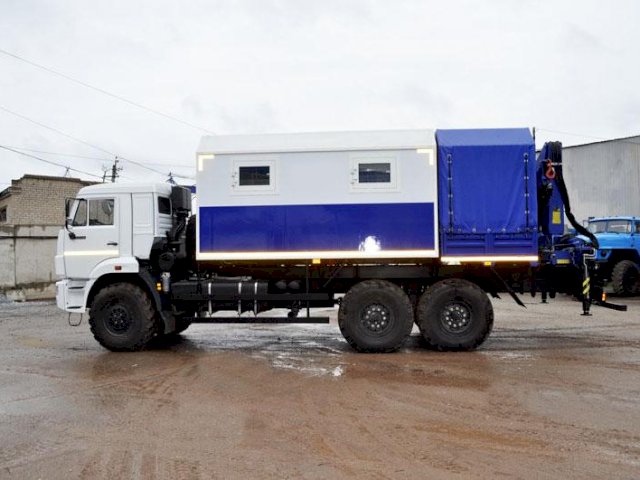 Фото №5: Грузопассажирский автобус КАМАЗ 43118-3098-50 с КМУ АНТ 12-2 – 6+2 места