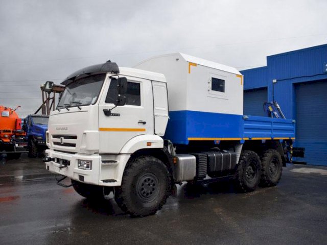 Фото №2: Грузопассажирский автобус КАМАЗ 43118-3011-50 с КМУ АНТ 1.8-2 – 6+2 места