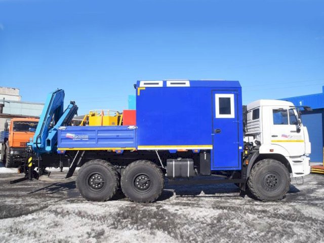 Фото №7: Грузопассажирский автобус КАМАЗ 43118-3027-50 с КМУ ИМ-150 – 6+2 места