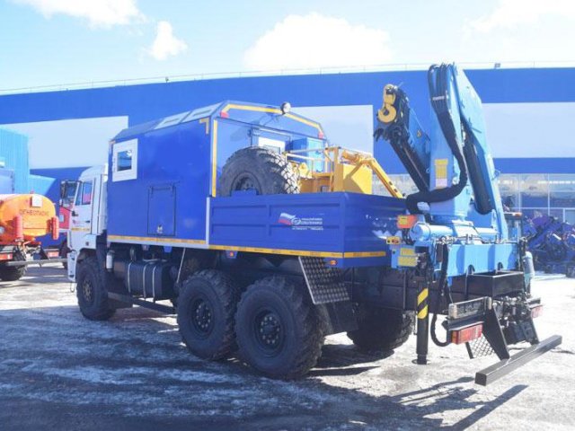 Фото №4: Грузопассажирский автобус КАМАЗ 43118-3027-50 с КМУ ИМ-150 – 6+2 места