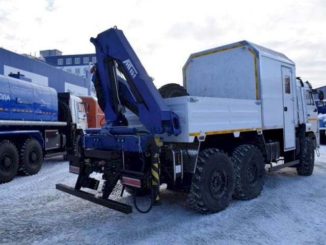 Фото №6: Грузопассажирский автобус КАМАЗ 43118-3027-50 с КМУ АНТ 8.5-2 (001) – 6+2 места