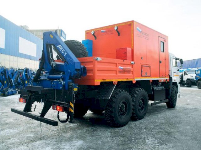 Фото №6: Грузопассажирский автобус КАМАЗ 43118-3027-50 с КМУ АНТ 5-2 – 6+2 места