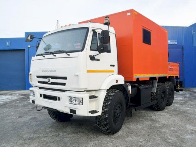 Фото №2: Грузопассажирский автобус КАМАЗ 43118-3027-50 с КМУ АНТ 5-2 – 6+2 места