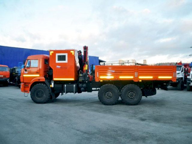 Фото №3: Грузопассажирский автобус КАМАЗ 43118-3011-50 с КМУ Palfinger PK 15500 – 3+2 места