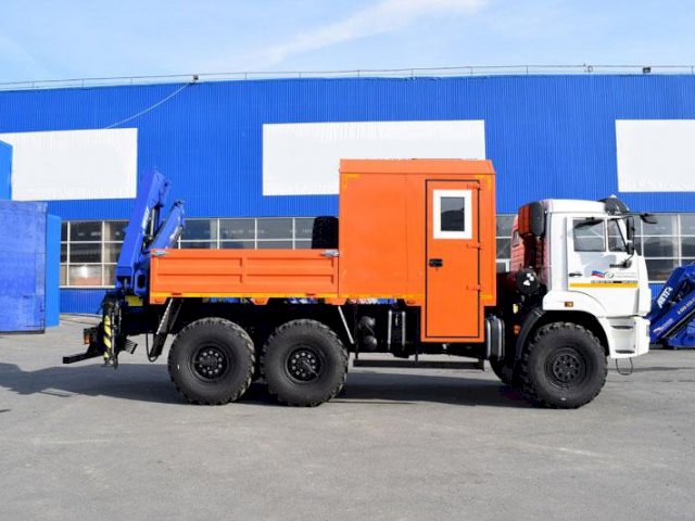 Фото №7: Грузопассажирский автобус КАМАЗ 43118-3011-50 с КМУ АНТ 8.5-2 – 6+2 места