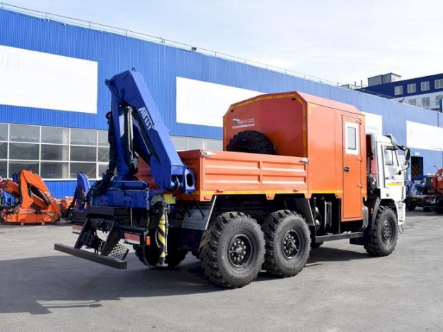 Фото №6: Грузопассажирский автобус КАМАЗ 43118-3011-50 с КМУ АНТ 8.5-2 – 6+2 места