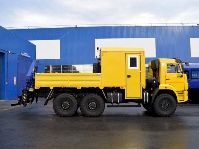 Фото №6: Грузопассажирский автобус КАМАЗ 43118-3011-50 с КМУ АНТ 5-2 (042) – 6+2 места