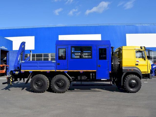 Фото №5: Грузопассажирский автобус Урал 4320-4972-80Е5 с КМУ АНТ 4.4-1 (001) – 8+2 места