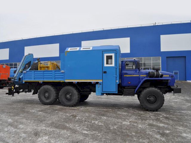 Фото №5: Грузопассажирский автобус Урал 4320-1912-72Е5 с КМУ ИМ-150 – 6+2 места