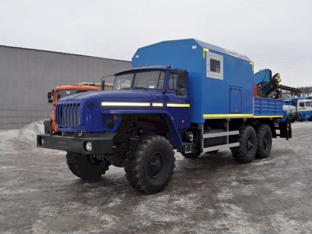 Фото №2: Грузопассажирский автобус Урал 4320-1912-72Е5 с КМУ ИМ-150 – 6+2 места