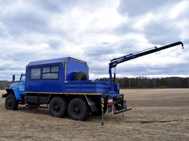 Фото №13: Грузопассажирский автобус Урал 4320-1912-72Е5 с КМУ АНТ 1.8-2 (002) – 10+2 места