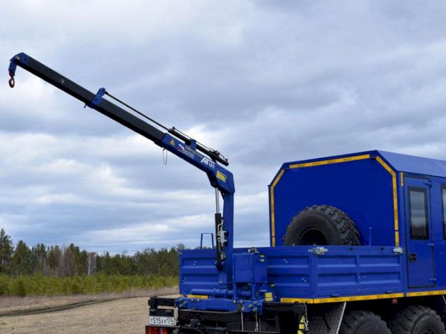 Фото №11: Грузопассажирский автобус Урал 4320-1912-72Е5 с КМУ АНТ 1.8-2 (002) – 10+2 места