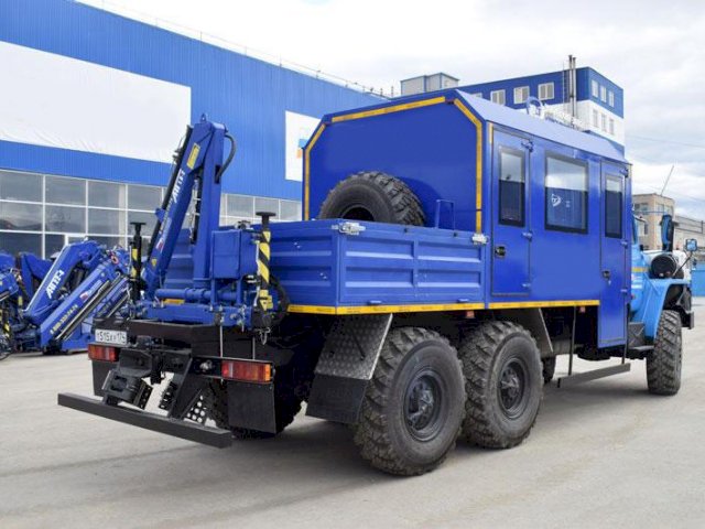 Фото №9: Грузопассажирский автобус Урал 4320-1912-72Е5 с КМУ АНТ 1.8-2 (002) – 10+2 места