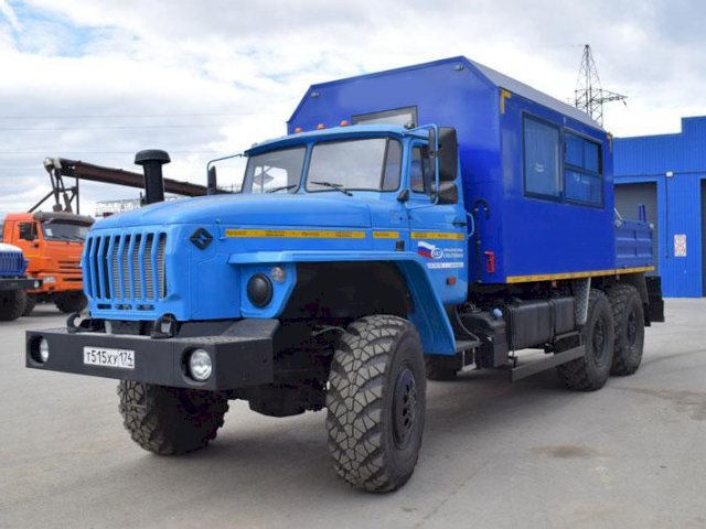 Фото №6: Грузопассажирский автобус Урал 4320-1912-72Е5 с КМУ АНТ 1.8-2 (002) – 10+2 места