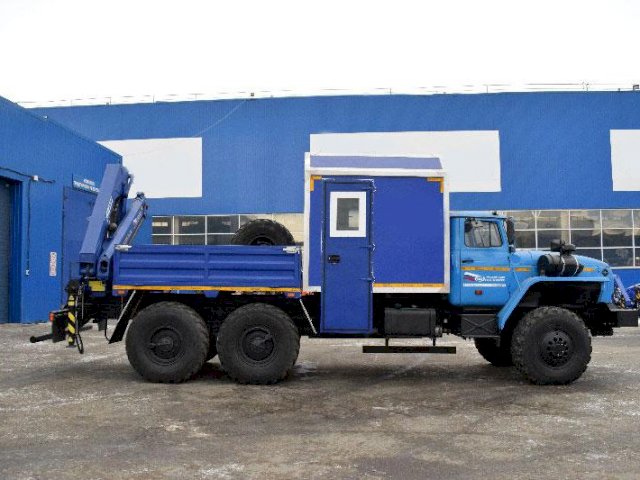 Фото №5: Грузопассажирский автобус Урал 4320-1912-60Е5 с КМУ АНТ 8.5-2 (С002) – 6+2 места