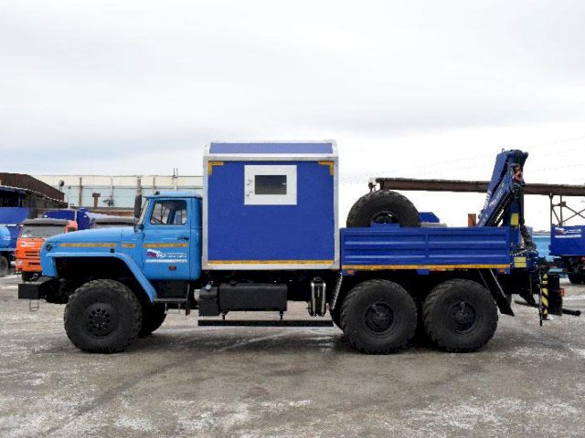 Фото №3: Грузопассажирский автобус Урал 4320-1912-60Е5 с КМУ АНТ 8.5-2 (С002) – 6+2 места