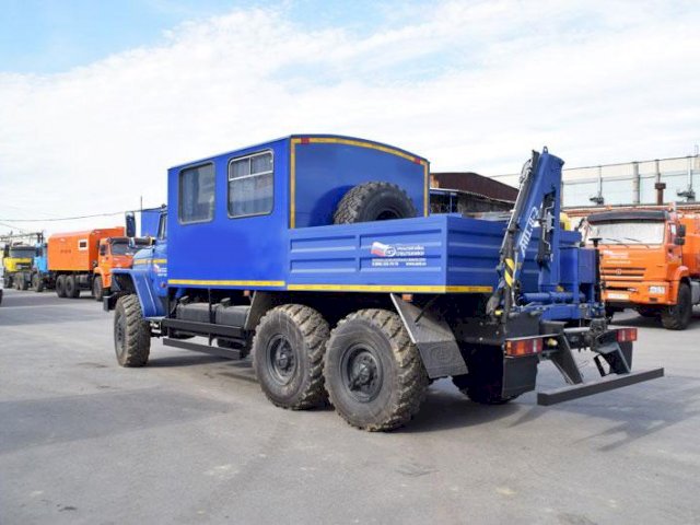 Фото №3: Грузопассажирский автобус Урал 4320-1912-60Е5 с КМУ АНТ 1.8-2 – 6+2 места