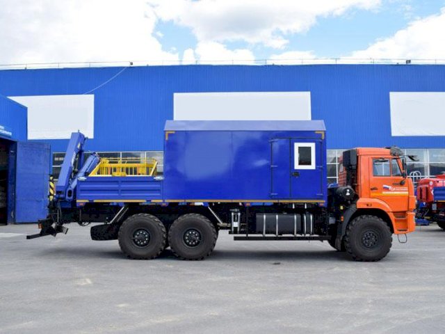 Фото №13: Передвижная маслостанция КАМАЗ 43118-3027-50 с КМУ АНТ 8.5-2 (032)