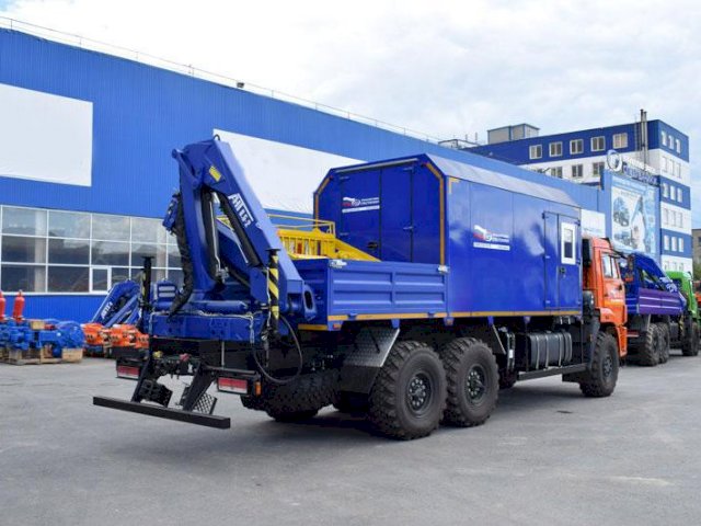 Фото №12: Передвижная маслостанция КАМАЗ 43118-3027-50 с КМУ АНТ 8.5-2 (032)