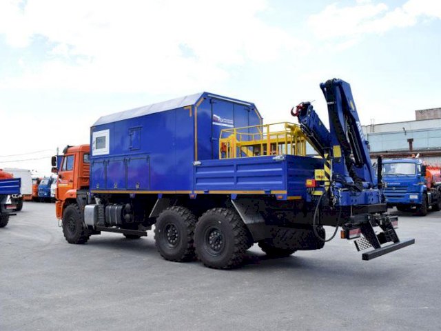 Фото №10: Передвижная маслостанция КАМАЗ 43118-3027-50 с КМУ АНТ 8.5-2 (032)