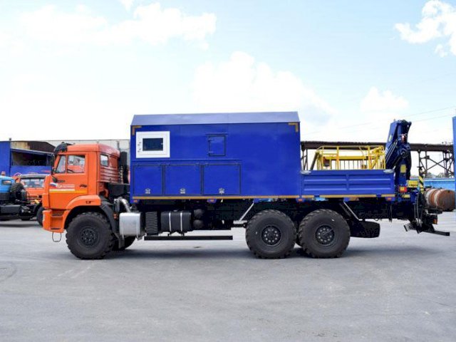 Фото №9: Передвижная маслостанция КАМАЗ 43118-3027-50 с КМУ АНТ 8.5-2 (032)