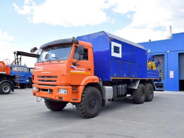 Фото №8: Передвижная маслостанция КАМАЗ 43118-3027-50 с КМУ АНТ 8.5-2 (032)