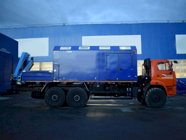 Фото №7: Передвижная маслостанция КАМАЗ 43118-3011-50 с КМУ ИМ-95 (003)