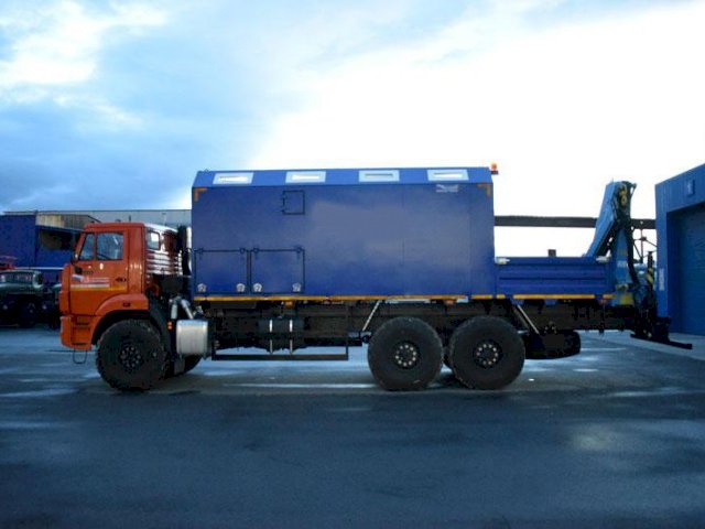 Фото №3: Передвижная маслостанция КАМАЗ 43118-3011-50 с КМУ ИМ-95 (003)