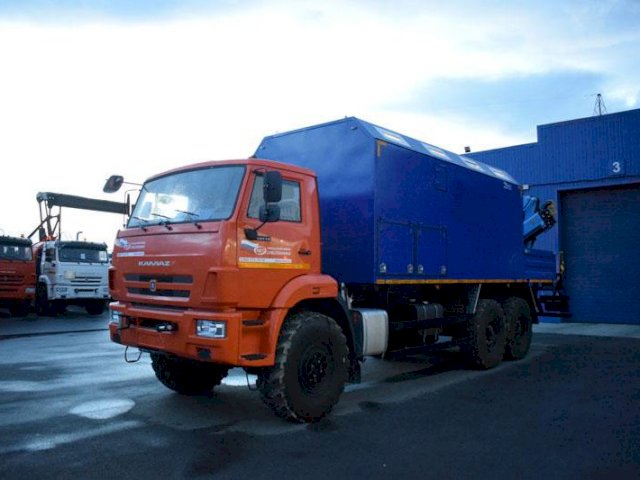 Фото №2: Передвижная маслостанция КАМАЗ 43118-3011-50 с КМУ ИМ-95 (003)