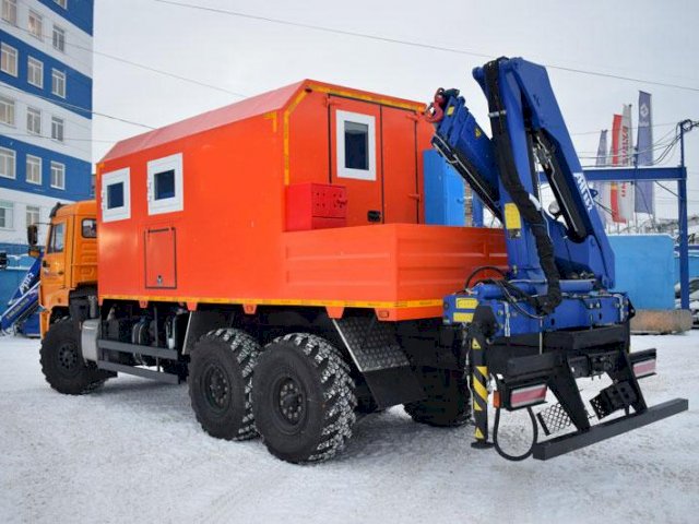 Фото №4: Передвижная маслостанция КАМАЗ 43118-3011-50 с КМУ АНТ 8.5-2 (971)