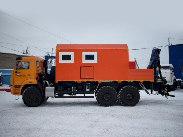 Фото №3: Передвижная маслостанция КАМАЗ 43118-3011-50 с КМУ АНТ 8.5-2 (971)