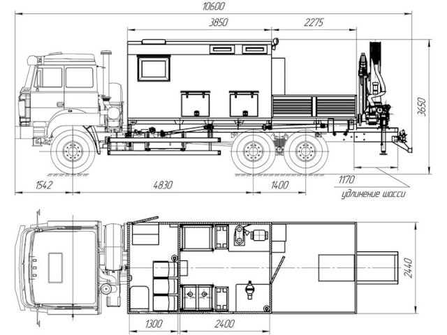 Фото №27: Передвижная маслостанция Урал 4320-4972-80Е5 с КМУ АНТ 12-2
