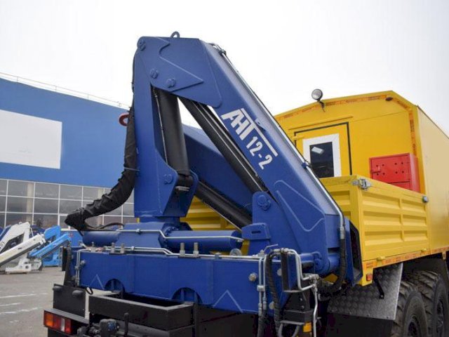 Фото №23: Передвижная маслостанция Урал 4320-4972-80Е5 с КМУ АНТ 12-2