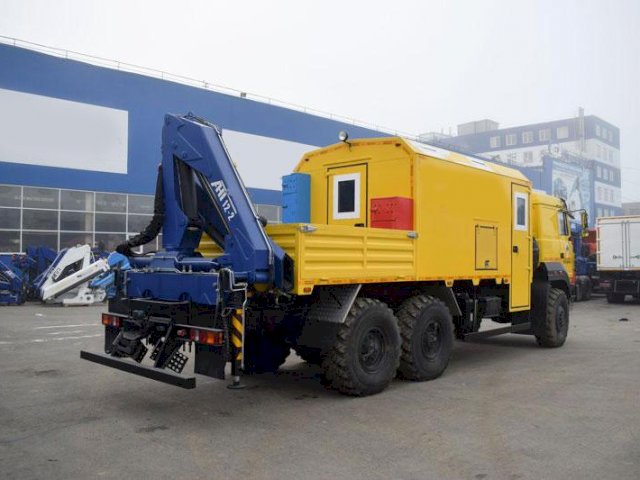 Фото №6: Передвижная маслостанция Урал 4320-4972-80Е5 с КМУ АНТ 12-2