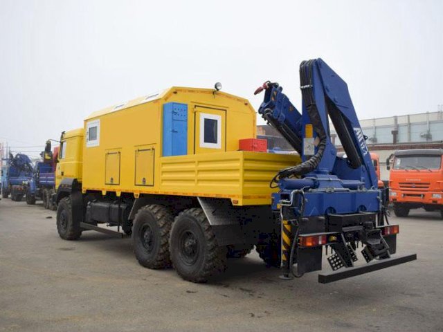 Фото №4: Передвижная маслостанция Урал 4320-4972-80Е5 с КМУ АНТ 12-2