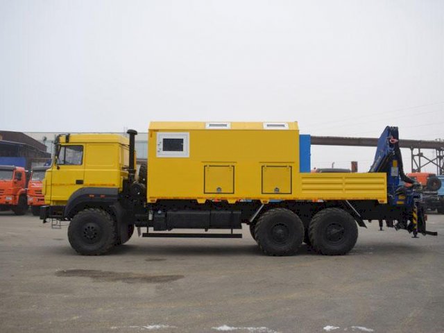 Фото №3: Передвижная маслостанция Урал 4320-4972-80Е5 с КМУ АНТ 12-2