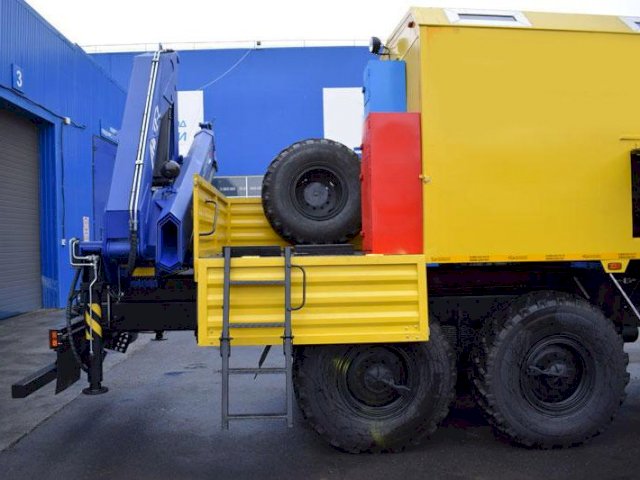 Фото №19: Передвижная маслостанция Урал 4320-1912-60Е5 с КМУ АНТ 12-2 (022)