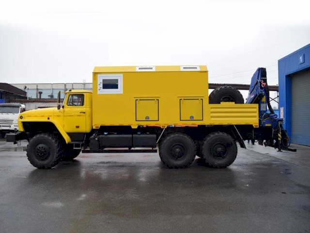 Фото №3: Передвижная маслостанция Урал 4320-1912-60Е5 с КМУ АНТ 12-2 (022)