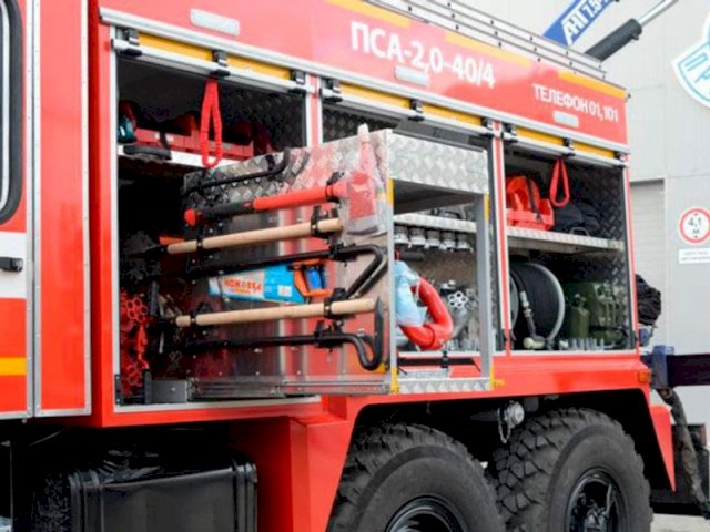 Фото №13: Пожарно-спасательный автомобиль ПСА 2,0-40/4 Урал-NEXT 4320-6951-74Е5 с КМУ АНТ 7.5-2