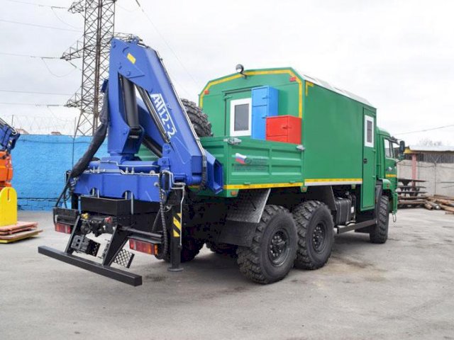 Фото №6: Агрегат ремонта и обслуживания качалок КАМАЗ 43118-3027-50 с КМУ АНТ 12-2