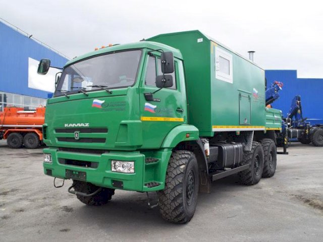 Фото №2: Агрегат ремонта и обслуживания качалок КАМАЗ 43118-3027-50 с КМУ АНТ 12-2